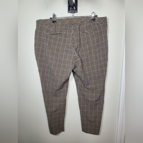 DONATED!!!J. Jill Premium Bi-Stretch Checkered Cropped Pants sz 16 Petite 161322 - Picture 4 of 11